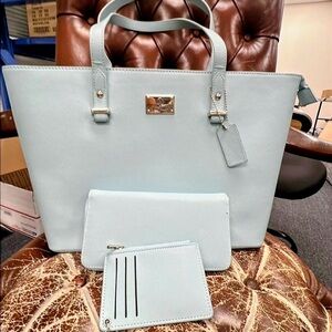 New baby blue tote